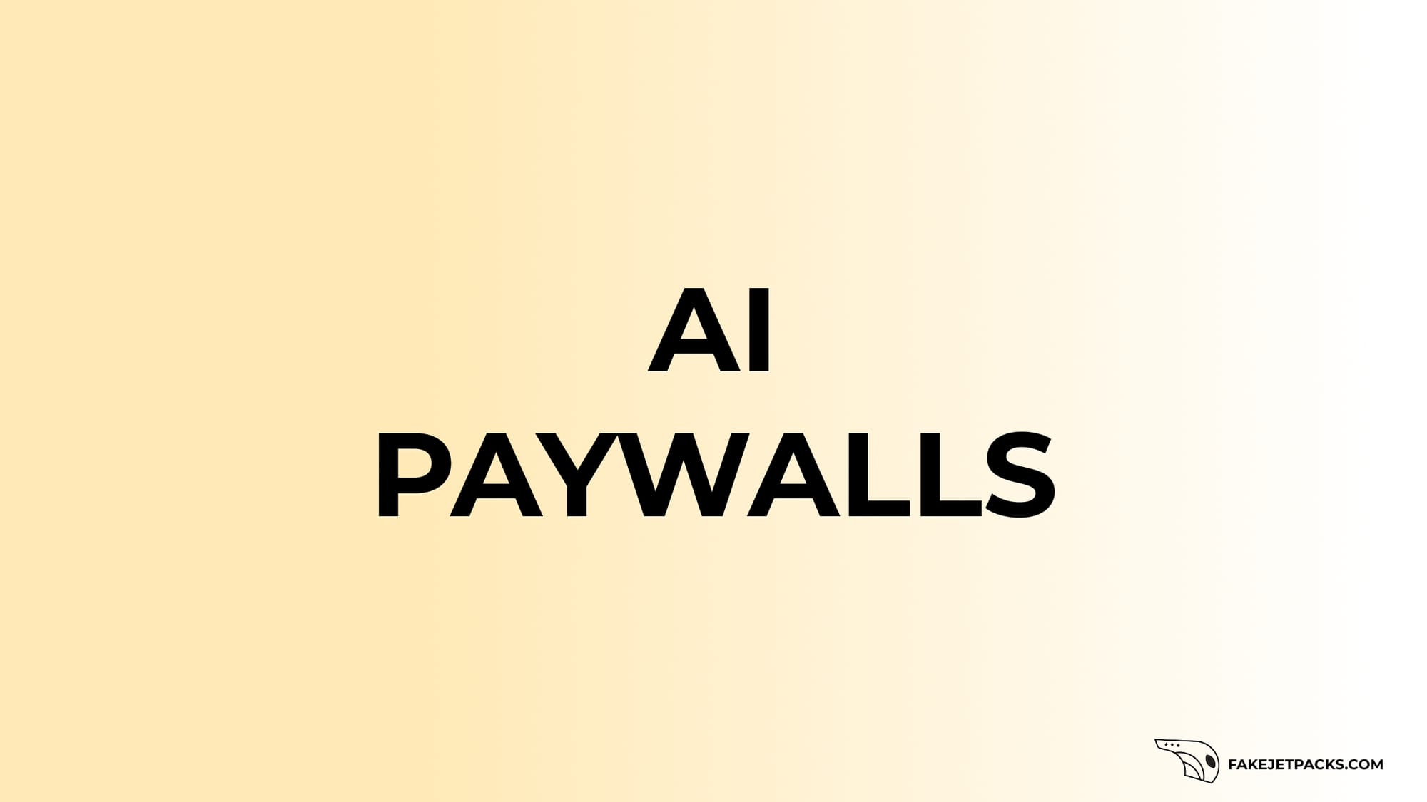 AI Paywalls