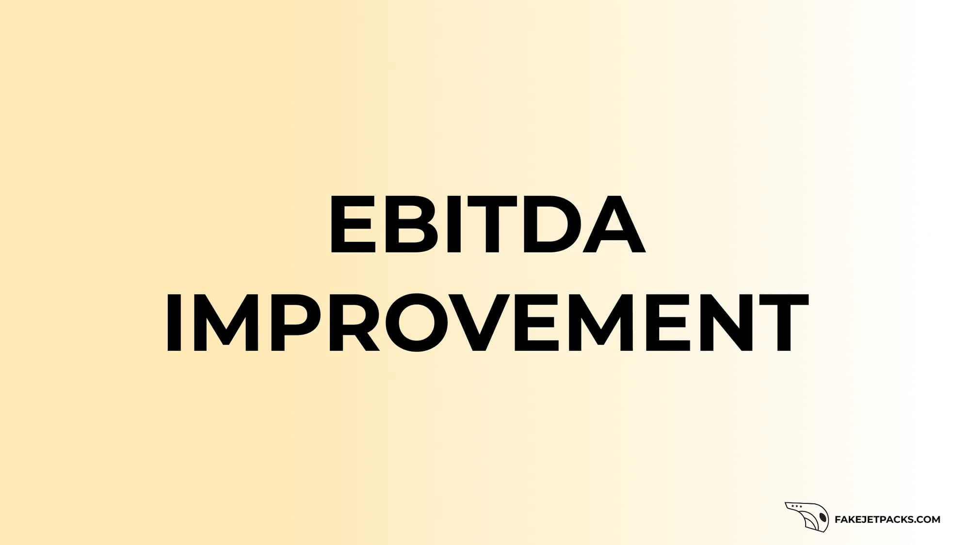 EBITDA Improvement