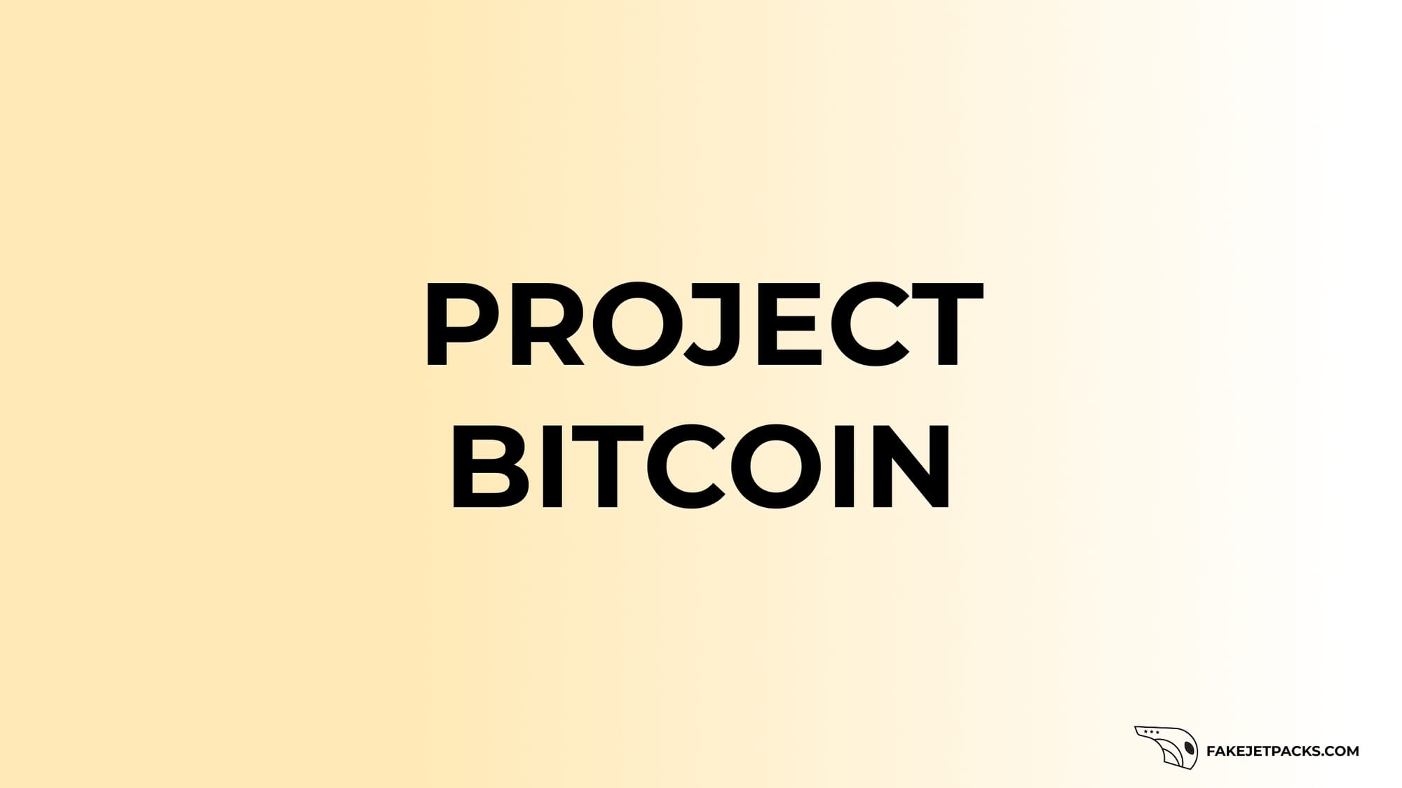 Project Bitcoin