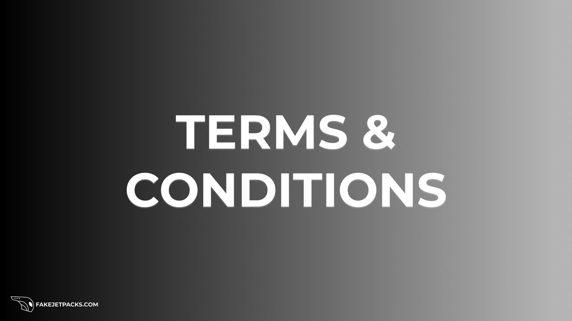 Terms & Conditions